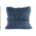 Home Decorative Mongolian Faux Fur Pillow Cushion